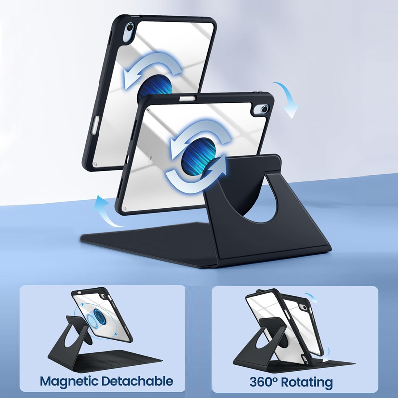 Ipad Cover Folio - Cover girevole a 360 gradi per