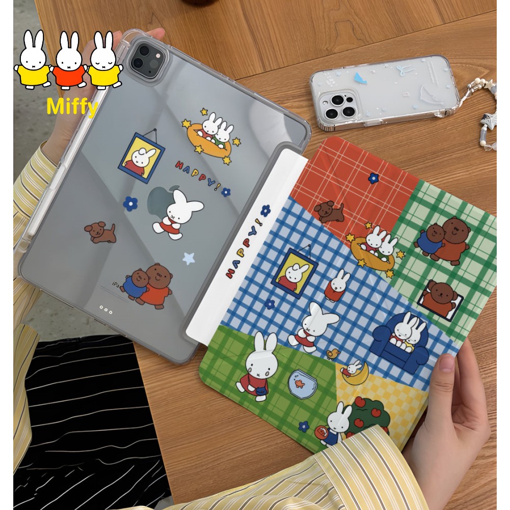 Fire Tablet Accessories - Custodia per tablet Kawaii Miffy Rabbit