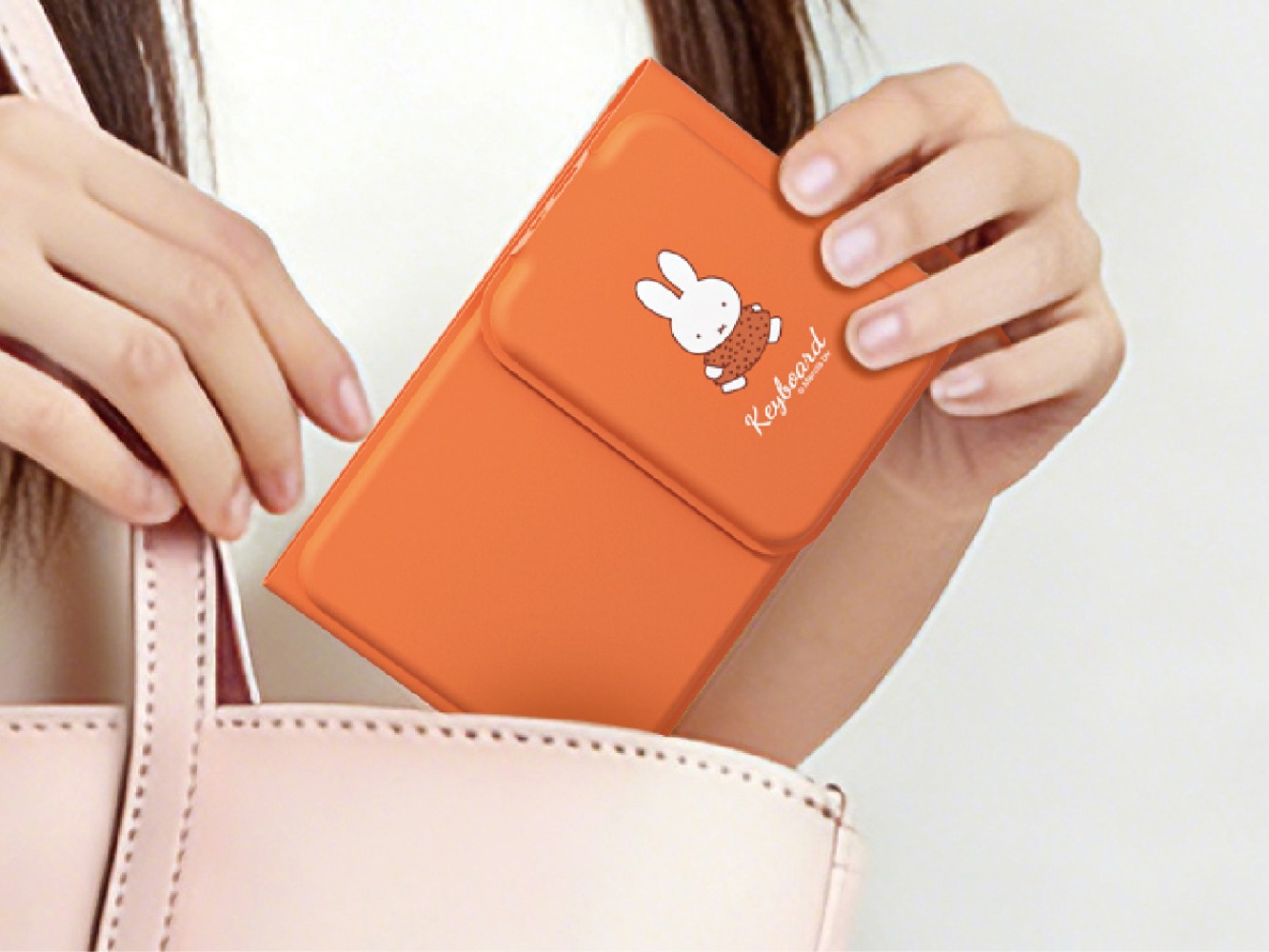 Fire Tablet Accessories - Tastiera pieghevole a tre ante Miffy,