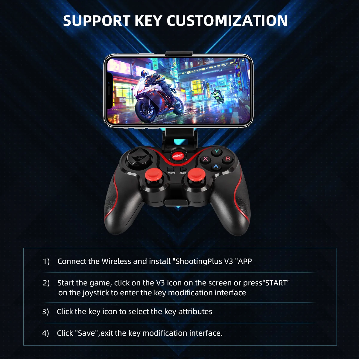 GAMINJA Wireless Bluetooth Gam - Android Tablet Gaming Accessories recensione e prezzo