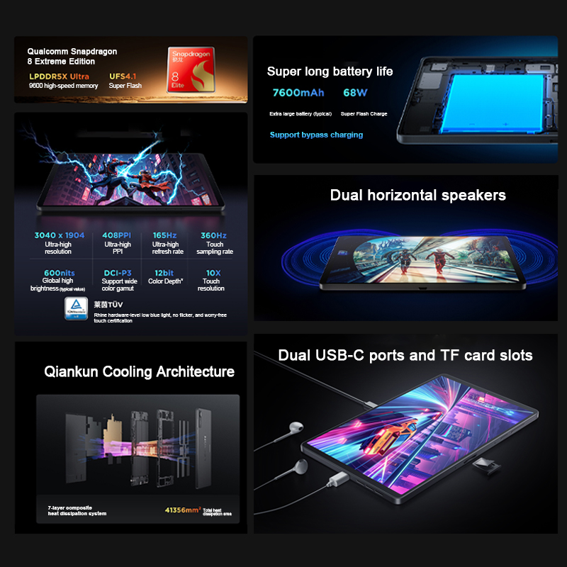 Tablet da gioco originale Leno - Android Tablet Gaming Accessories recensione e prezzo