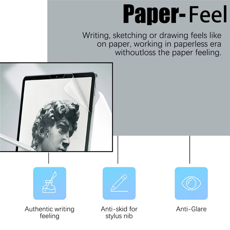 Pellicola proteggi schermo con - Paper Feel Screen Film recensione e prezzo