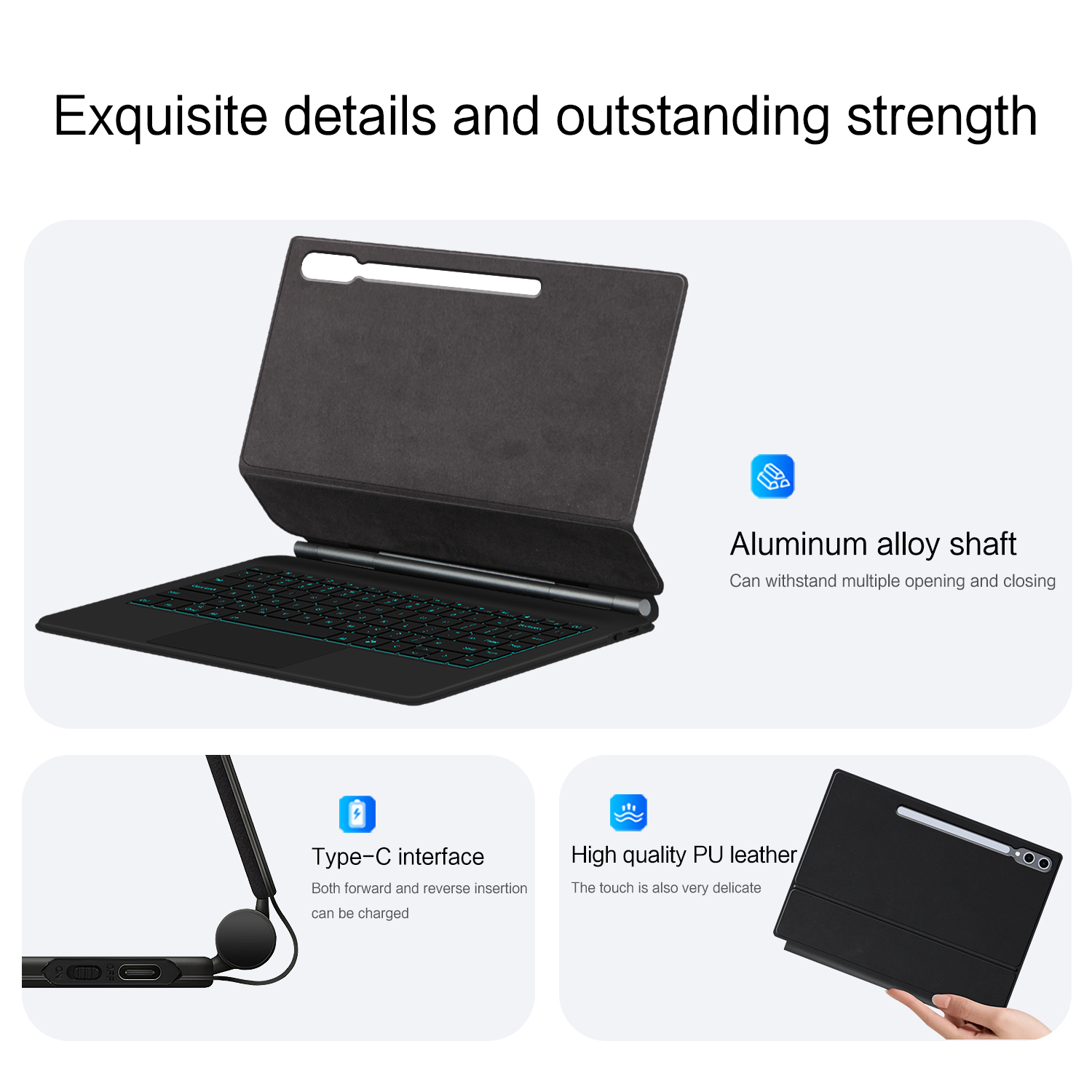 Tastiera magica per Samsung Ga - Tablet Keyboard Case recensione e prezzo