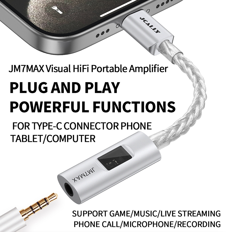 JCALLY JM7MAX Tipo-C DAC porta - Android Tablet Gaming Accessories recensione e prezzo